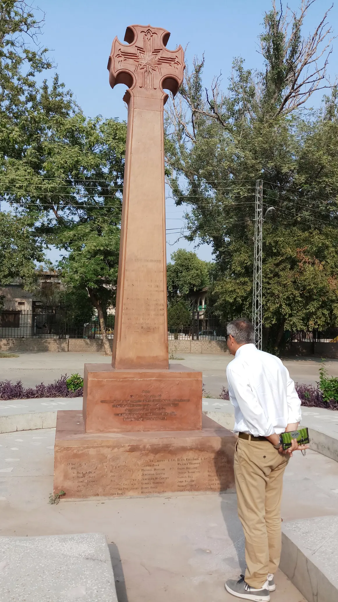 Collective military memorial in St John’s Church Peshawar