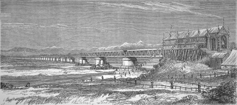 A realistic artists view of the terrain at Chillianwala battlefield