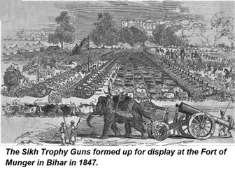 A realistic artists view of the terrain at Chillianwala battlefield