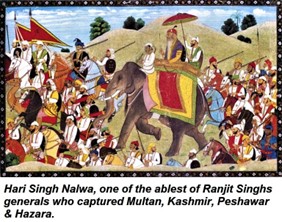 A realistic artists view of the terrain at Chillianwala battlefield