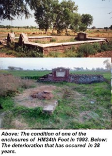 A realistic artists view of the terrain at Chillianwala battlefield