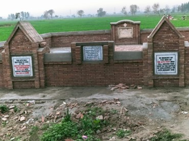 A realistic artists view of the terrain at Chillianwala battlefield