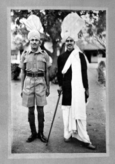 A realistic artists view of the terrain at Chillianwala battlefield