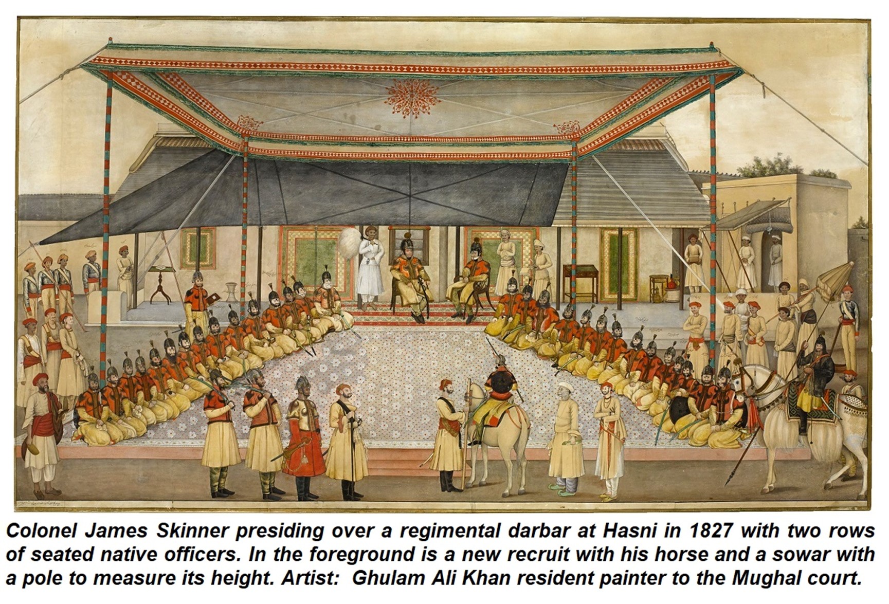 A realistic artists view of the terrain at Chillianwala battlefield