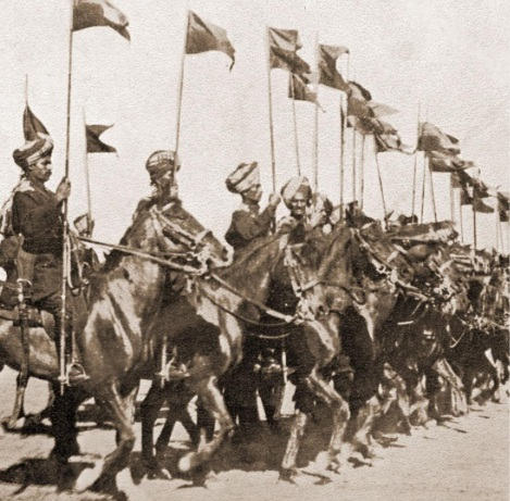 A realistic artists view of the terrain at Chillianwala battlefield